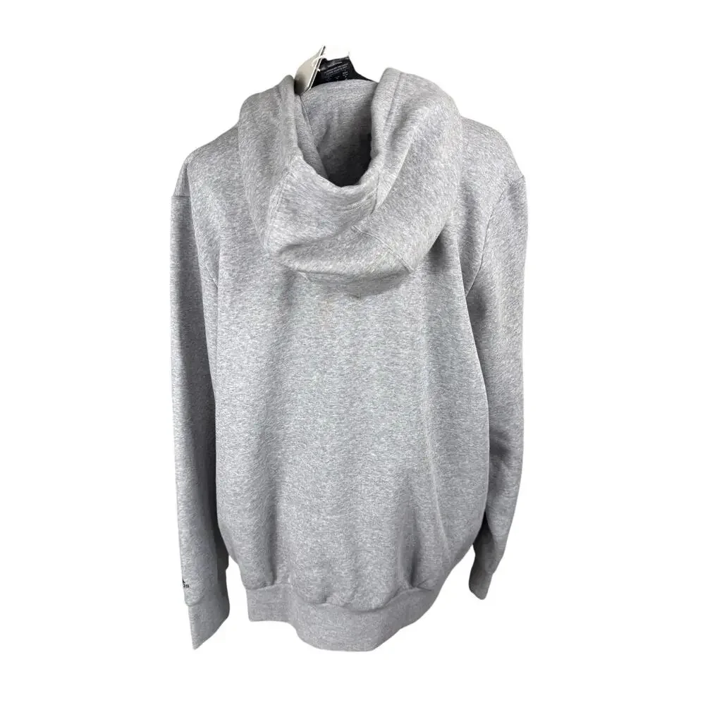 adidas Women's Essentials Logo Hoodie NWT GRAY PLUS SIZE 1X - Picture 3 of 7